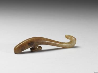 图片[2]-Jade Belt Hook, Southern Song to Yuan dynasty (1127-1368)-China Archive